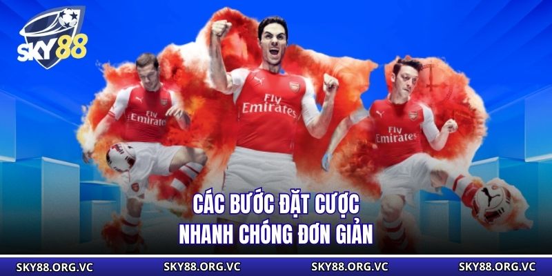 Các bước đặt cược nhanh chóng đơn giản