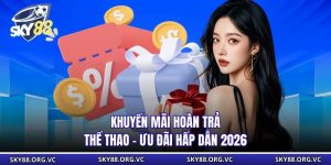 Khuyến Mãi Hoàn Trả Thể Thao - Ưu Đãi Hấp Dẫn 2026