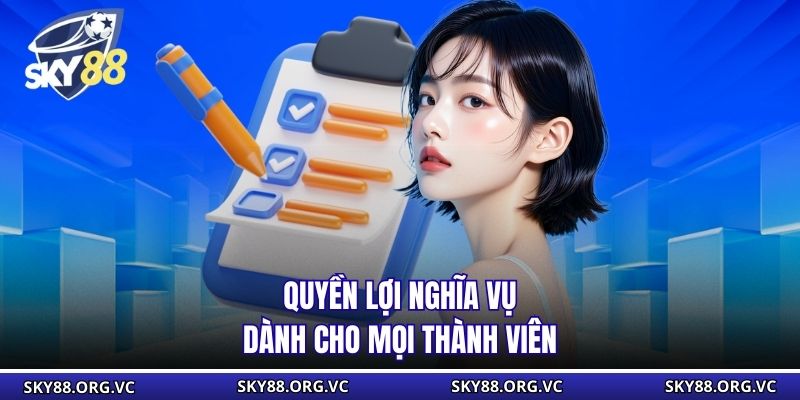 Quyền lợi nghĩa vụ dành cho mọi thành viên